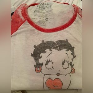 Betty boop shirt.